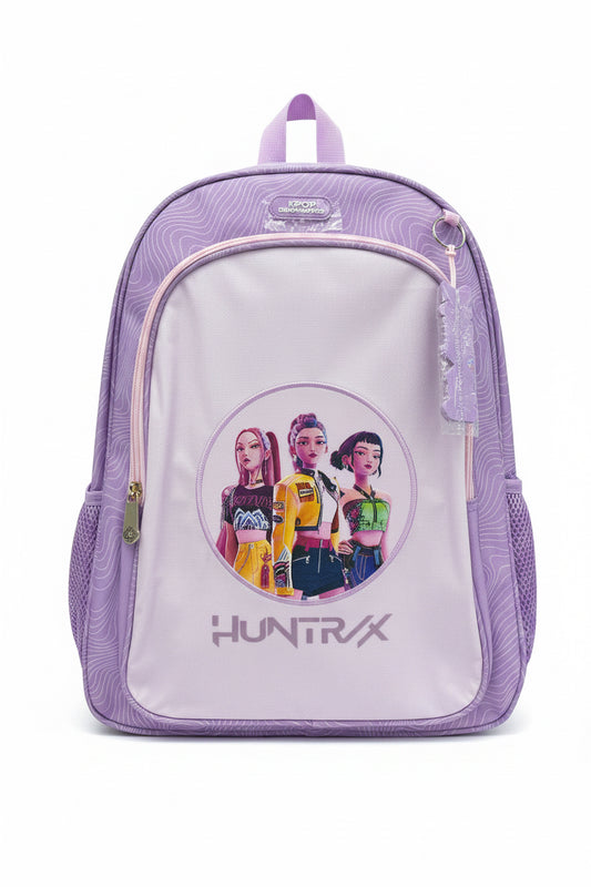 ZAINO SCUOLA ELEMENTARE KPOP DEMON HUNTERS HUNTRIX VIOLA