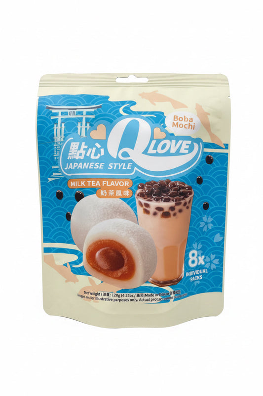 Q BOBA MOCHI AL GUSTO MILK TEA 120G