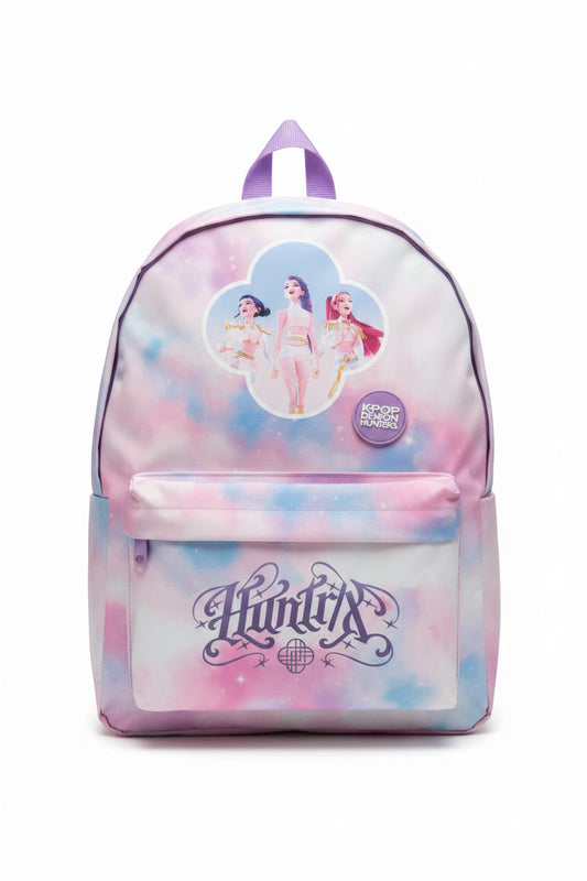 ZAINO SCUOLA ELEMENTARE KPOP DEMON HUNTERS HUNTRIX ROSA