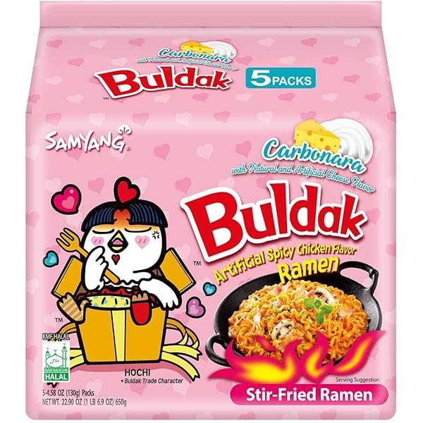 Samyang Buldak Ramen Carbonara Spicy Moderate