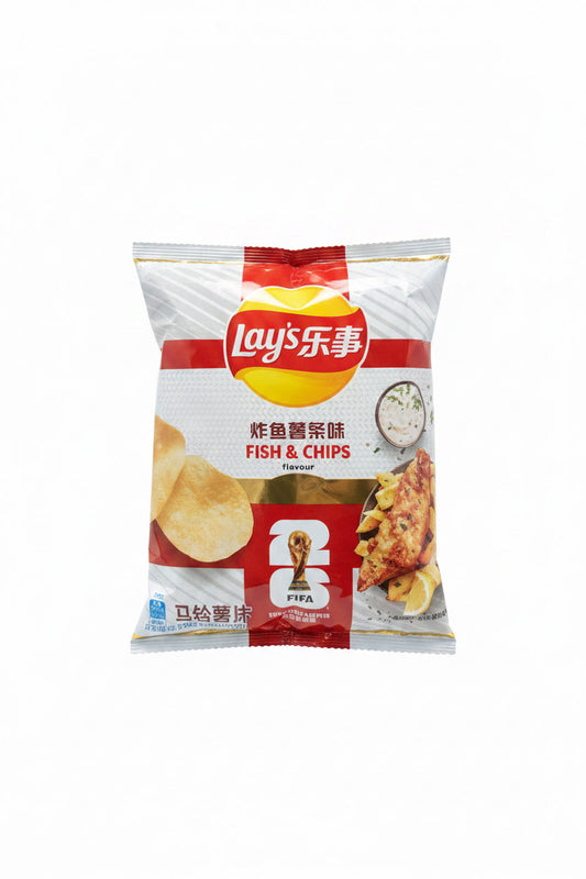 PATATINE LAYS FISH&CHIPS 70g (BOX DA 10)