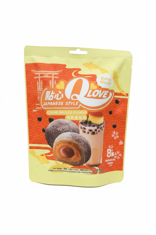 Q BOBA MOCHI AL GUSTO CREME BRULEE 120G