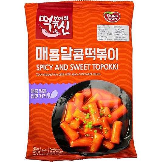 DONGWON TTEOBOKKI GUSTO DOLCE PICCANTE 240G