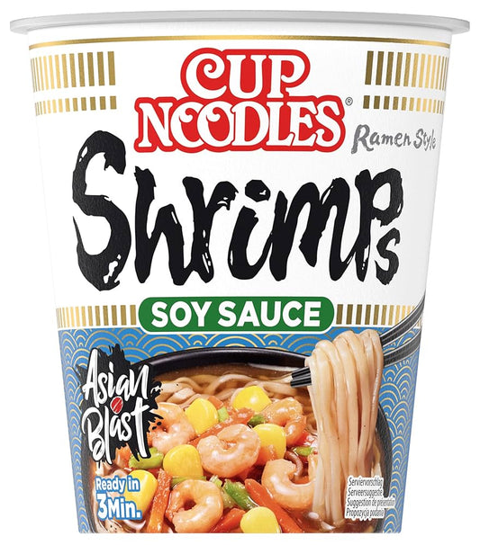 Cup Noodles SHRIMPS Ramen Istantanei GUSTO GAMBERETTI