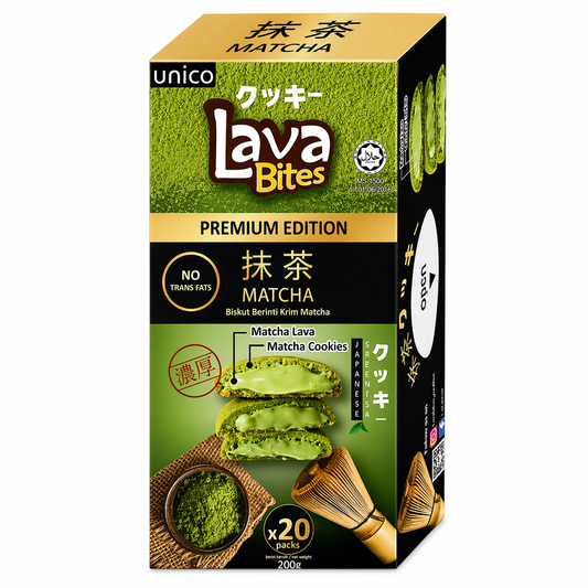 LAVA BISCOTTI GIAPPONESE  RIPIENI GUSTO MATCHA 200G