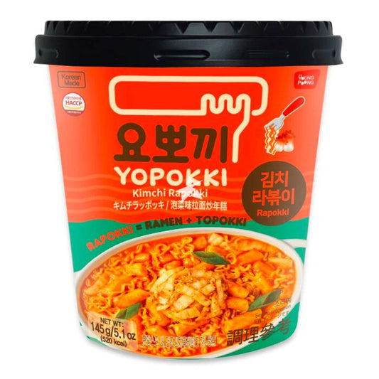 Yopokki Rapokki Gnocchi di riso con Ramen Kimchi