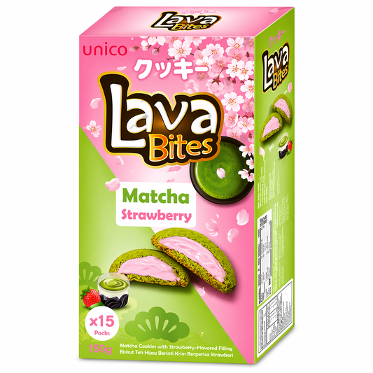 LAVA BISCOTTI RIPIENI GUSTO MATCHA/FRAGOLA 150G