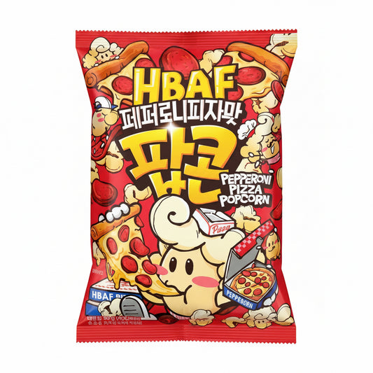 HBAF POPCORN GUSTO PEPPERONI PIZZA 80G