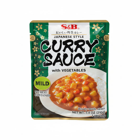 S&B SALSA AL CURRY 210G LEGGERMENTE PICCANTE