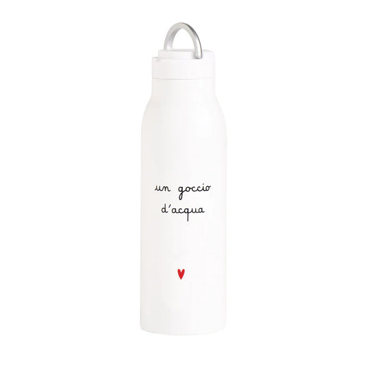 Borraccia termica Un goccio d'acqua cuore 500ml