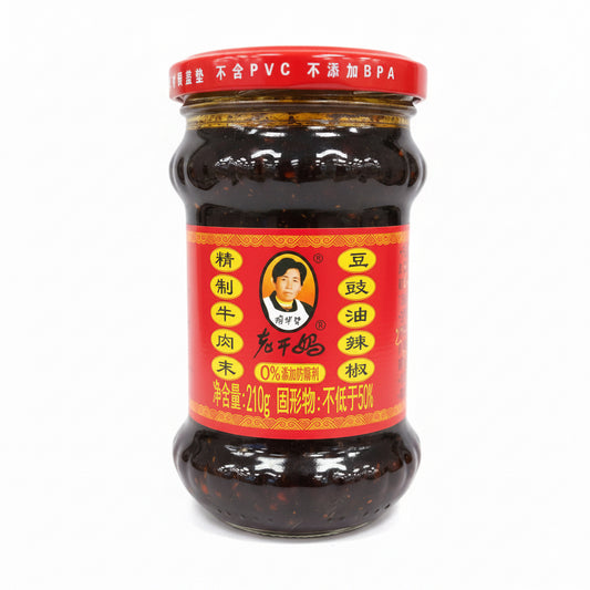 OLIO PICCANTE CON MANZO - Lao Gan Ma 210G
