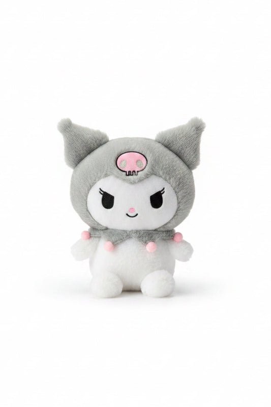 PELUCHE KUROMI GRIGIO 24cm ORIGINALE