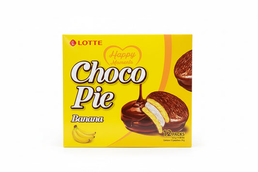 LOTTE CHOCO PIE - TORTINE RIPIENE 336G GUSTO BANANA