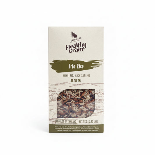 HEALTHY GRAIN - TRIS RISO (rosso, nero glutinoso, marrone) 1KG