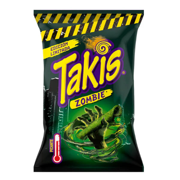 TAKIS Tortillas Arrotolate Zombie CETRIOLO E LIME 90g