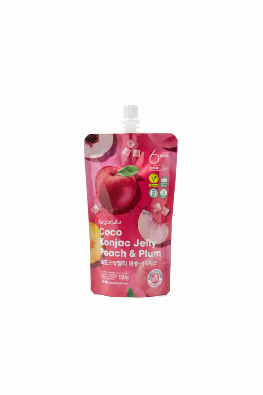 SUGARLOLO KONJAC GELATINA AL COCO CON PESCA E PRUGNA 150G