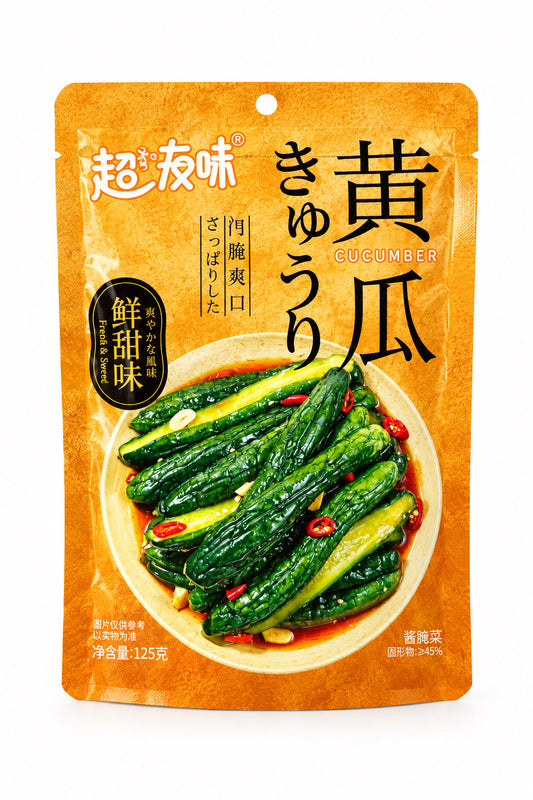 SNACK CETRIOLI DOLCE PICCANTE 125g