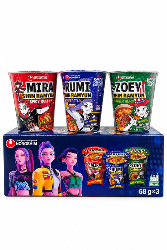 BOX HUNTRIX SHIN-RAMEN 68gx3 pezzi