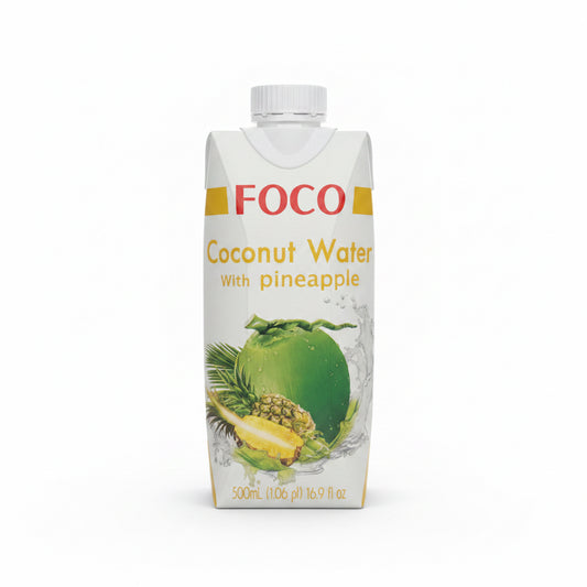 Acqua di Cocco FOCO Ananas – 500 ml