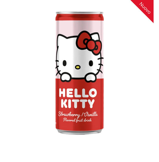 Hello Kitty Soda Drink – Fragola e Vaniglia 250ml