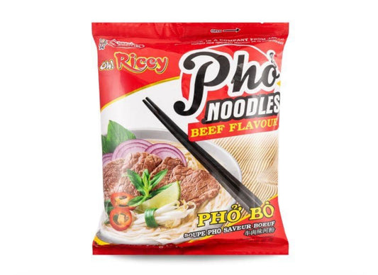 Noodles di riso Pho al gusto di manzo piccante