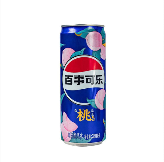PEPSI WHITE PEACH OOLONG, BEVANDA AL GUSTO DI PESCA BIANCA 330ML