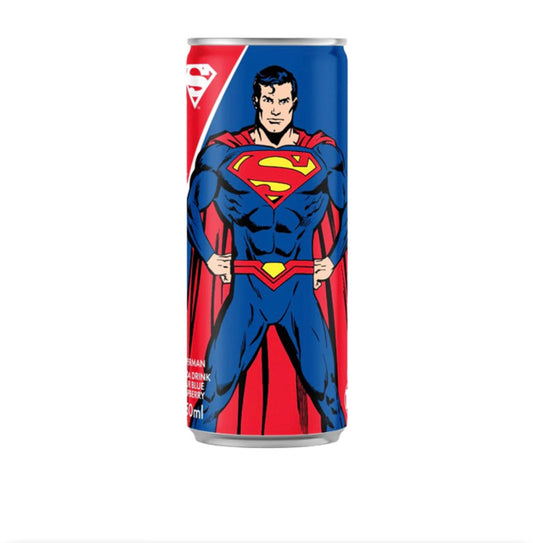 Superman Drink Soda – Lampone blu 250ml