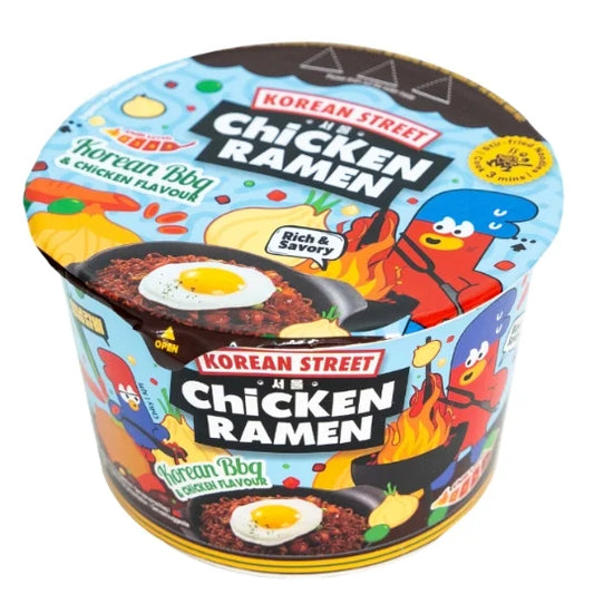 CHICKEN RAMEN In Cup Gusto BBQ coreano 104G