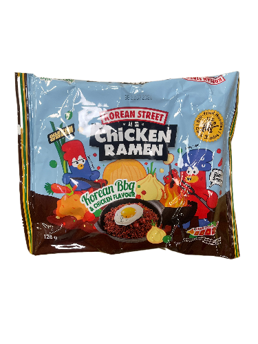 CHICKEN RAMEN ISTANTANEO GUSTO BBQ COREANO 128G