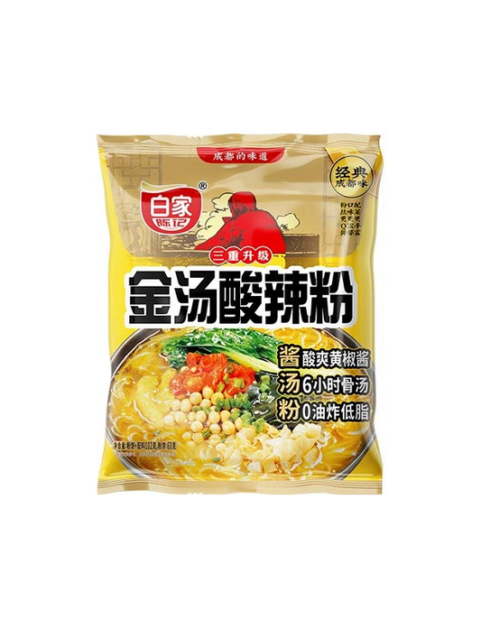 BAIJIA - VERMICELLI ISTANTANEI GUSTO AGRO PICCANTE (leggermente) 102G