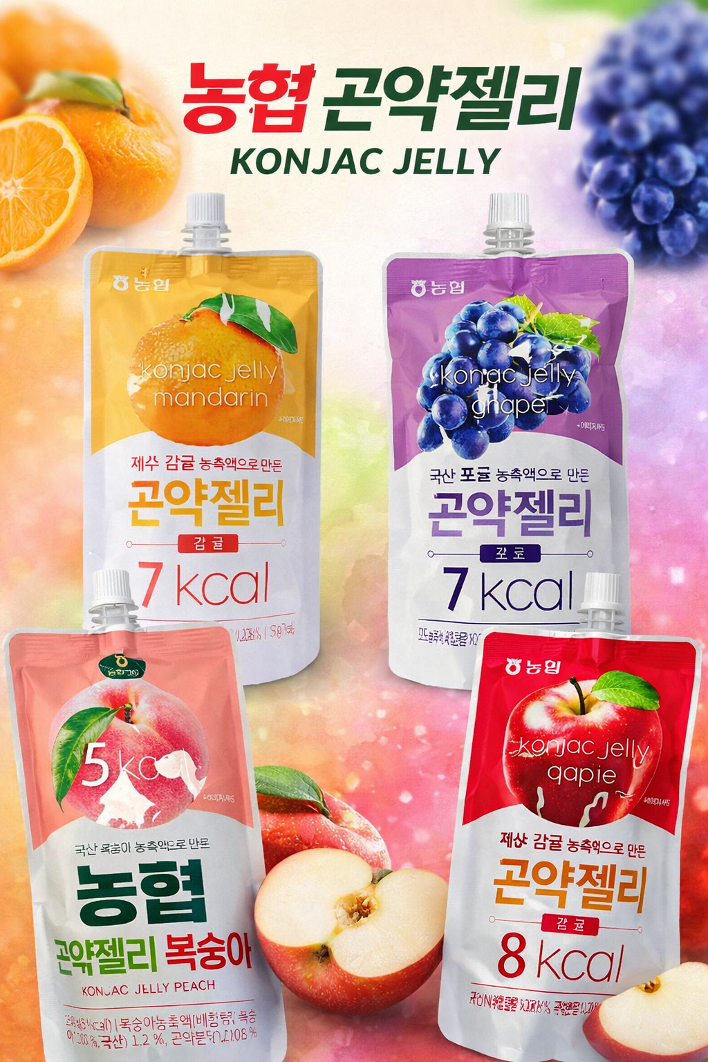 Box gelatine Corea e poche calorie