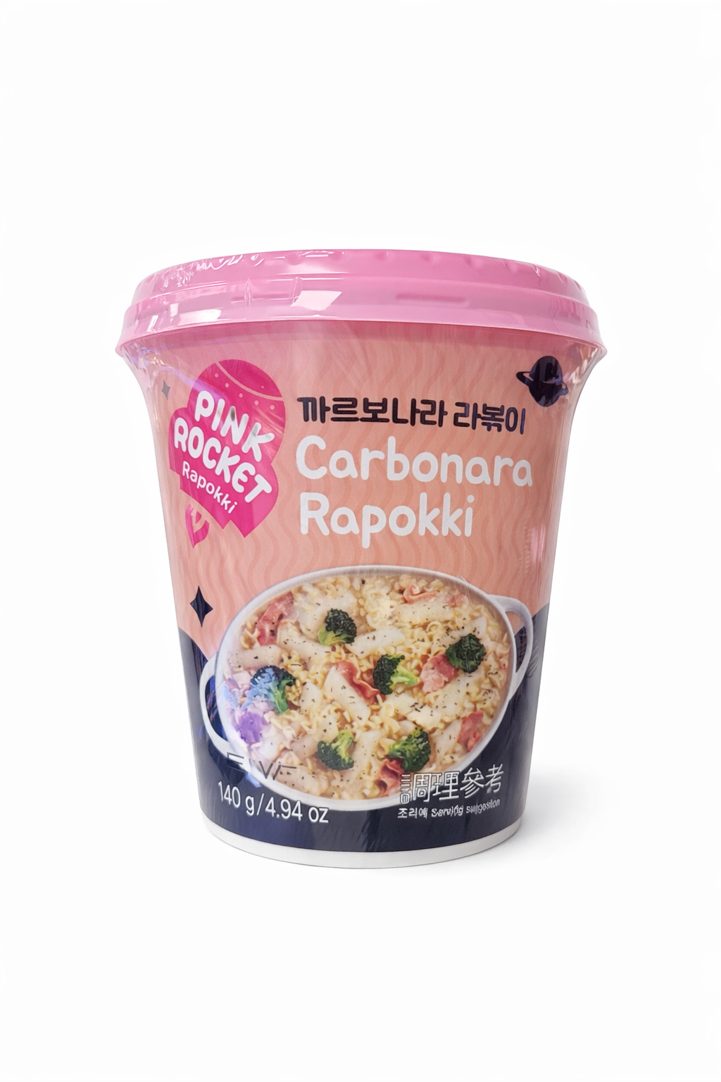 Pink Rocket Carbonara Rapokki