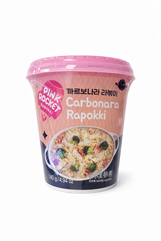 Pink Rocket Carbonara Rapokki