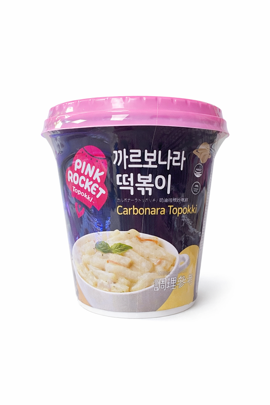Pink Rocket Carbonara Topokki
