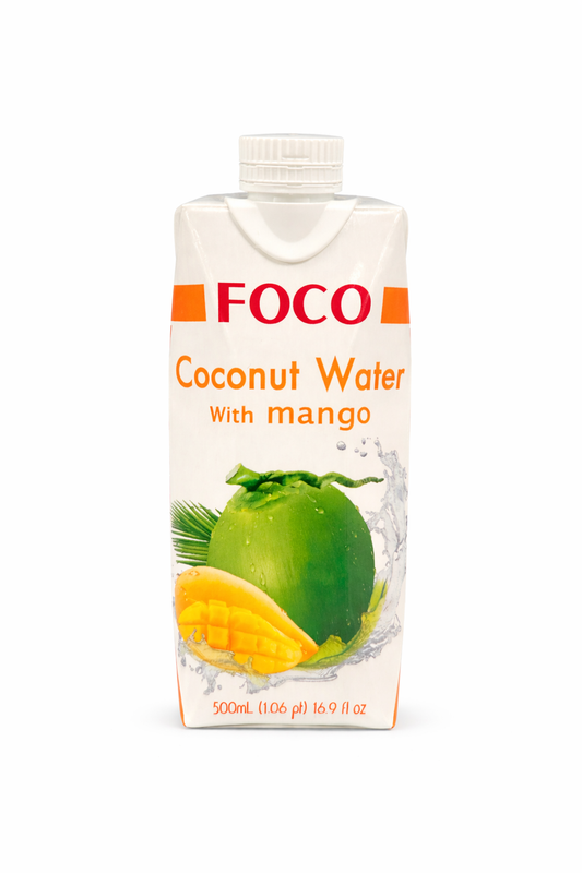 Acqua di Cocco FOCO al mango – 500 ml