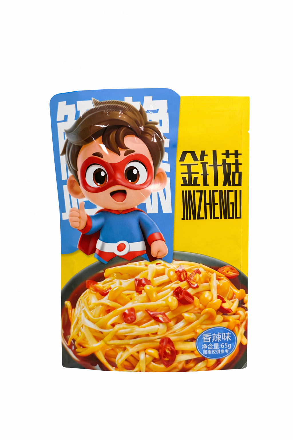 Snack di FUNGHI ENOKI PICCANTE