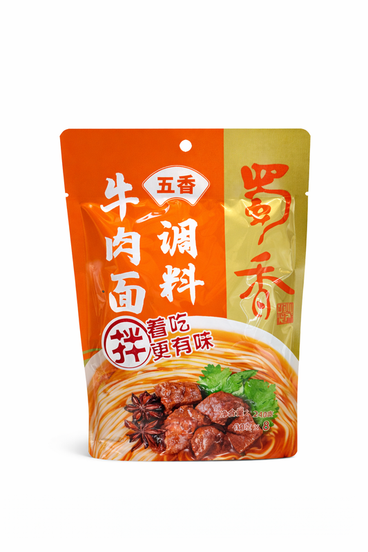 Condimento per Noodles al Manzo – Gusto Cinque Spezie (240g – 8 Porzioni)