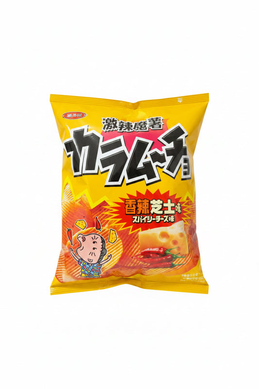 PATATINE GIAPPONESI AL FORMAGGIO PICCANTE 55g