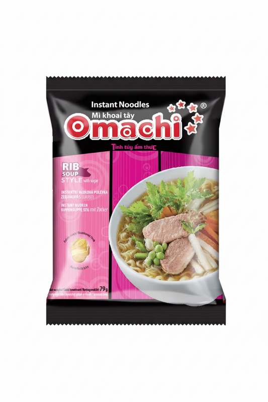 OMACHI NOODLE DI PATATE AL GUSTO DI COSTINE DI MAIALE 79 G