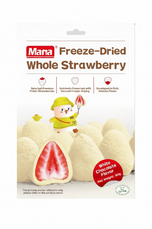 MANA CIOCCOLATO BIANCO LIOFILIZZATO ALLA FRAGOLA 60 G