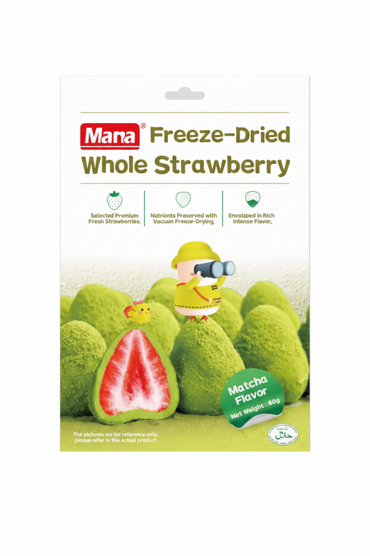 MANA TÈ MATCHA LIOFILIZZATO ALLA FRAGOLA 60 G