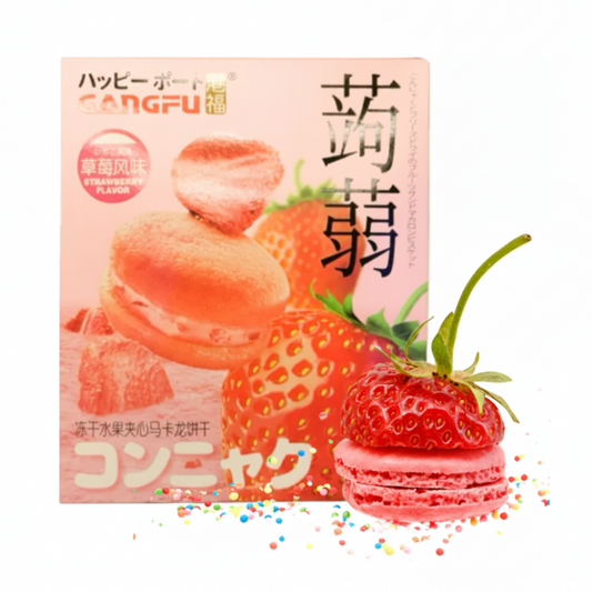 MACARON AL KONJAC ALLA FRAGOLA 132 G