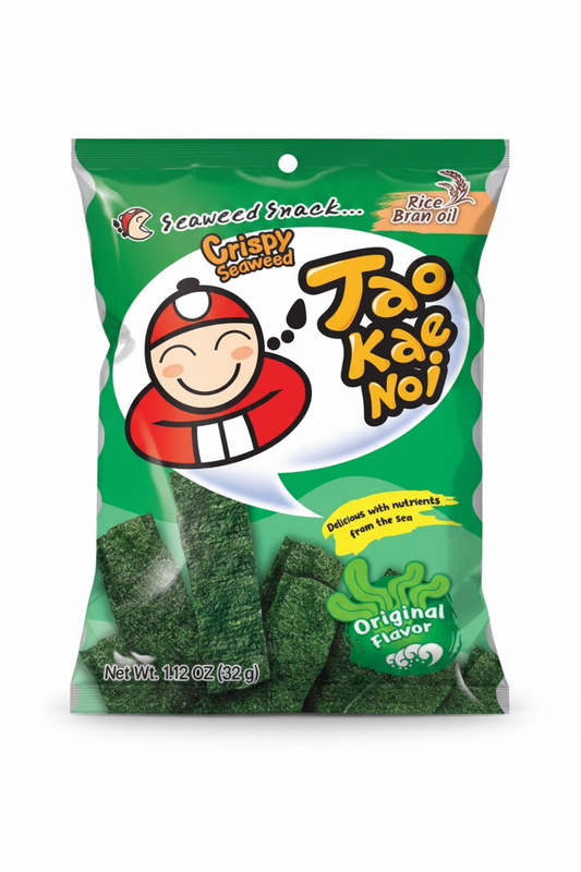 SNACK DI ALGHE CROCCANTI ORIGINALI 32 G TAO KAE NOI