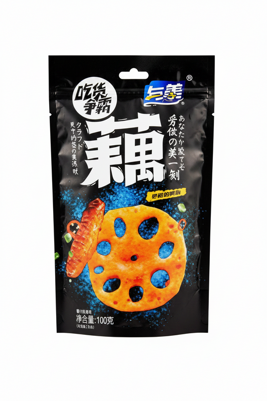 YUMEI CHIPS DI RADICE DI LOTO GUSTO ANATRA 100 G