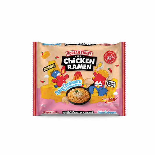 KOREAN STREET POLLO E CARBONARA PICCANTE 130 G