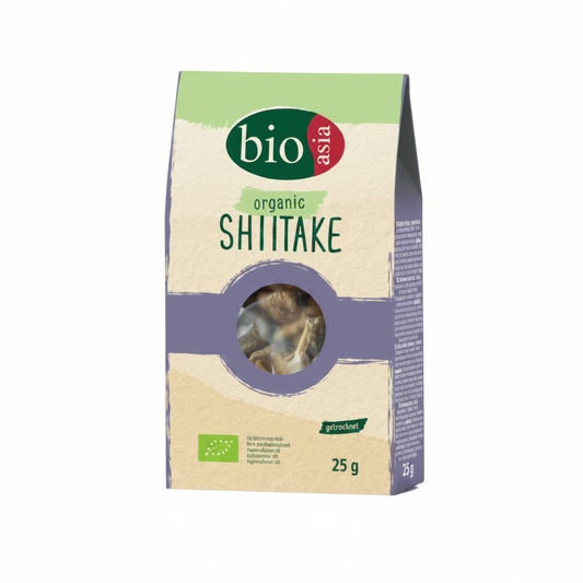 BIOASIA FUNGHI SHIITAKE BIOLOGICI ESSICCATI 25 G