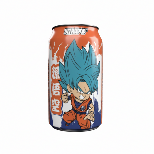 ULTRAPOP BIBITA GASSATA AL FRAGOLA E BANANA GOKU 330 ML