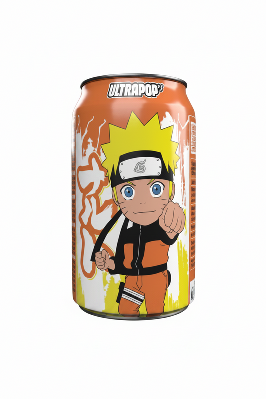 ULTRAPOP BIBITA GASSATA AL ARANCIA NARUTO 330 ML