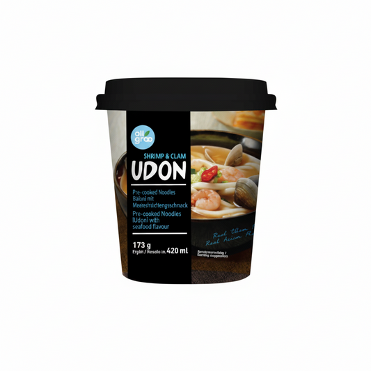 ALLGROO NOODLES UDON IN CUP AL FRUTTI DI MARE 12 X 173 G
