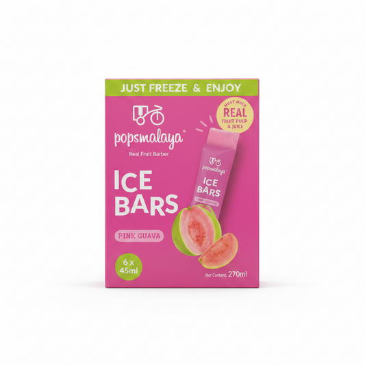 MY POPSMALAYA ICE BAR AL GUSTO DI GUAVA ROSA 270 ML